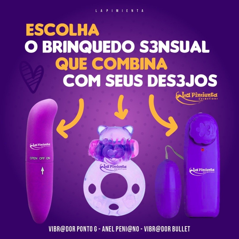 Escolha o brinquedo sensual que combina com seus desejos!