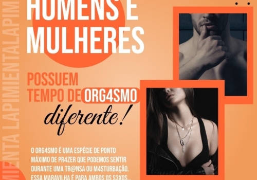 HOMENS E MULHERES POSSUEM TEMPO DE ORGASMO DIFERENTE! 