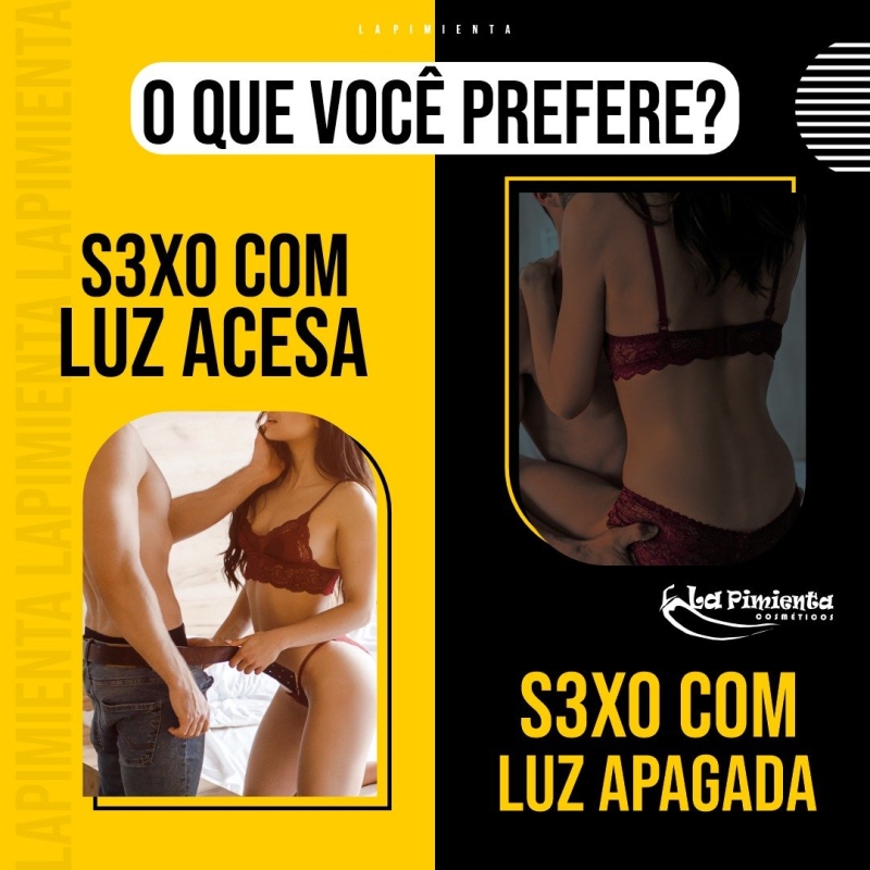 O QUE VOCÊ PREFERE? SEXO COM LUZ ACESA OU SEXO COM LUZ APAGADA?