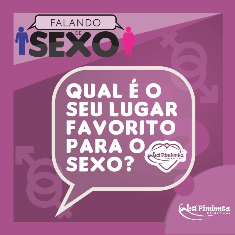 QUAL É O SEU LUGAR FAVORITO PARA O SEXO?