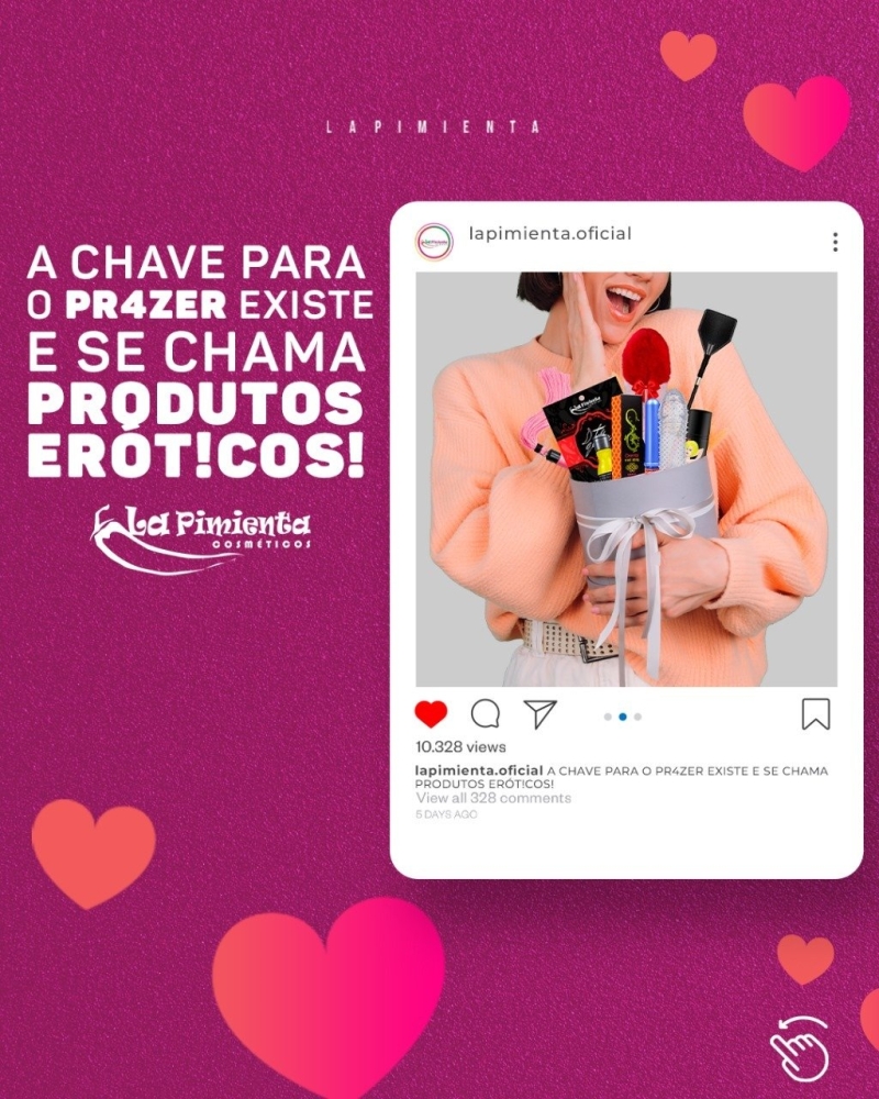 A CHAVE PARA O PRAZER EXISTE E SE CHAMA PRODUTOS ERÓTICOS!