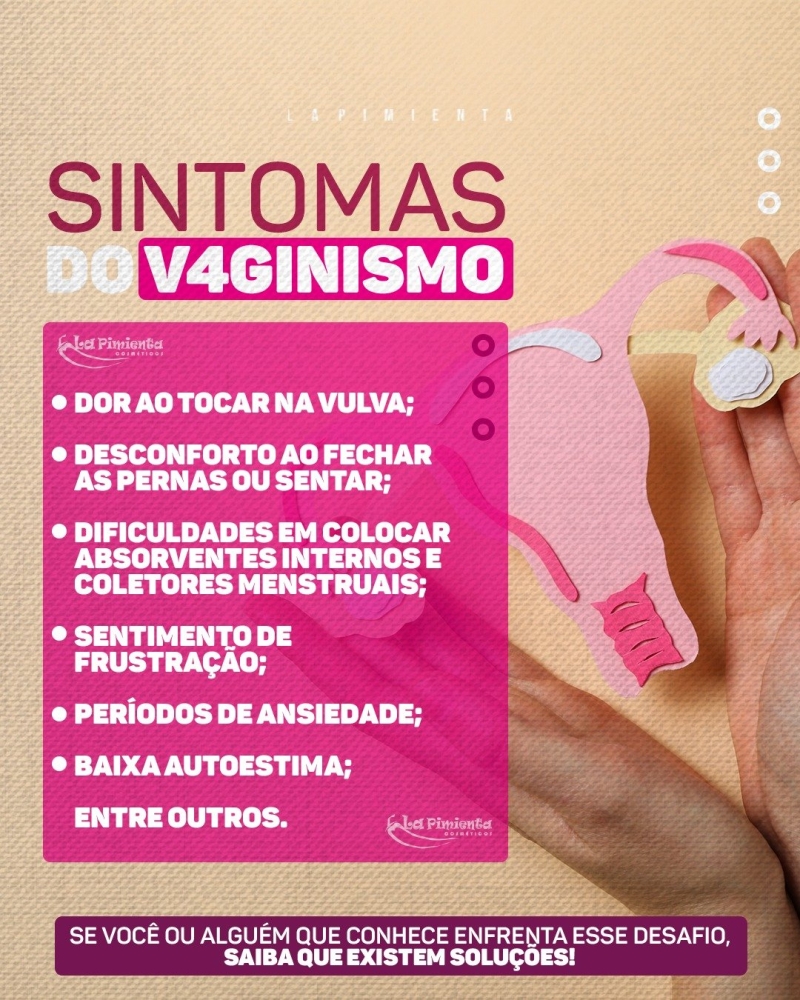 SINTOMAS DO VAGINISMO.