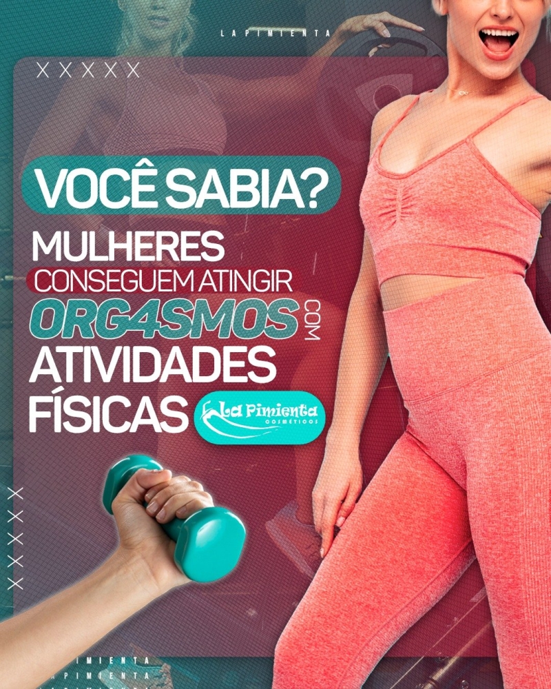 VOCÊ SABIA? MULHERES CONSEGUEM ATINGIR ORGASMOS COM ATIVIDADES FÍSICAS! 