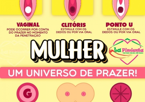 Mulher descubra seu universo de prazer!