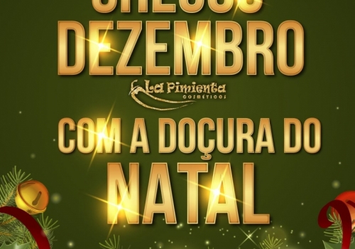 CHEGOU DEZEMBRO COM A DOÇURA DO NATAL! 