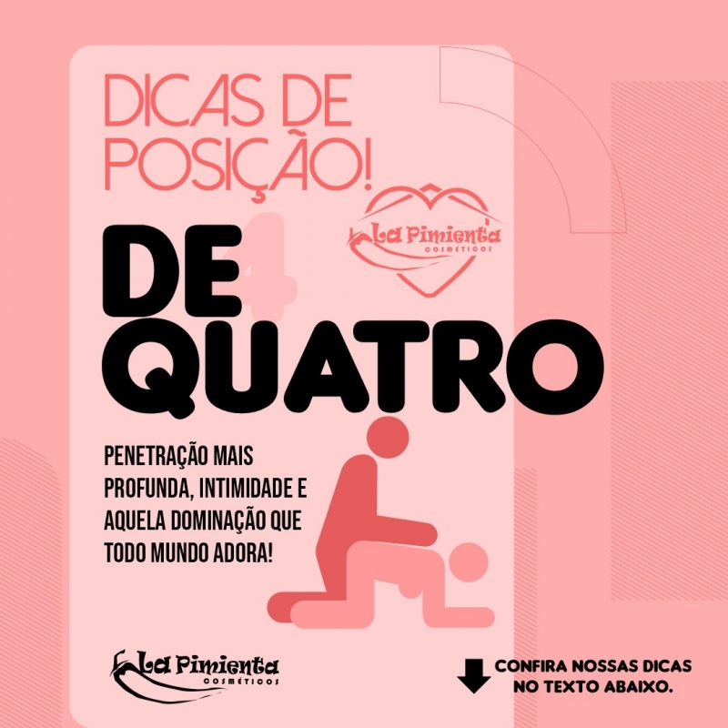 DICAS DE POSIÇÃO: DE QUATRO!