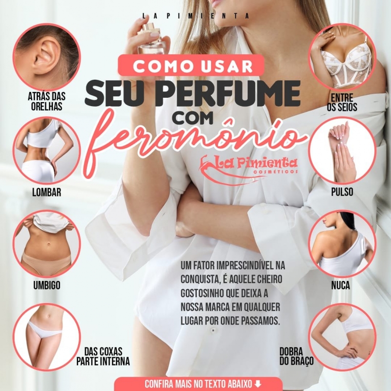 Como usar seu perfume com feromônio?