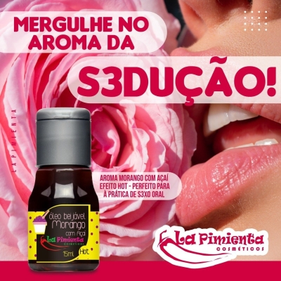 ÓLEO BEIJÁVEL – MORANGO COM AÇAÍ