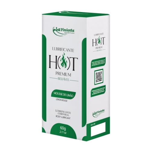 LUBRIFICANTE HOT PREMIUM - MOUSSE DE LIMÃO 