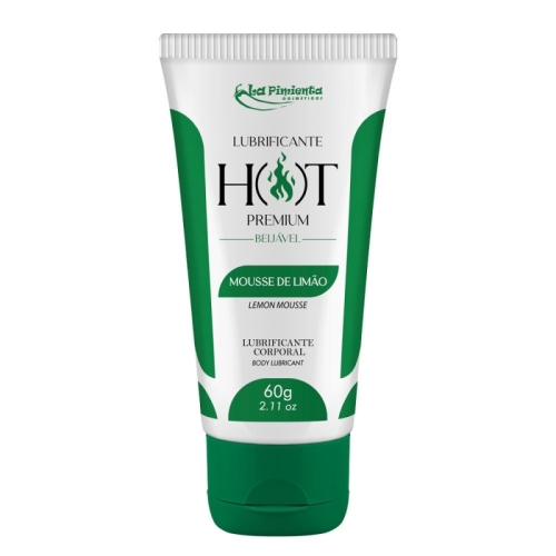 LUBRIFICANTE HOT PREMIUM - MOUSSE DE LIMÃO 