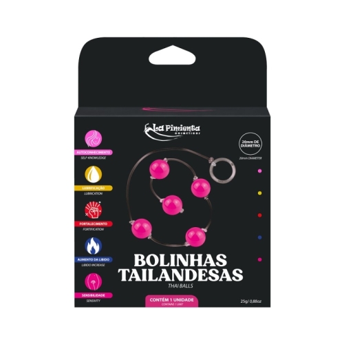 BOLINHAS TAILANDESA - ROSA 