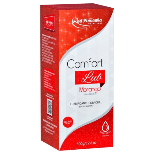 LUBRIFICANTE COMFORT LUB 500G - MORANGO