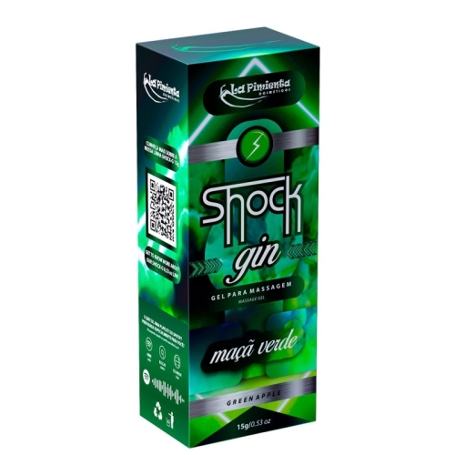 SHOCK GIN - MAÇÃ VERDE 15g