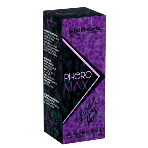 PERFUME AFRODISÍACO PARA ATRAÇÃO LUXURY BLACK 