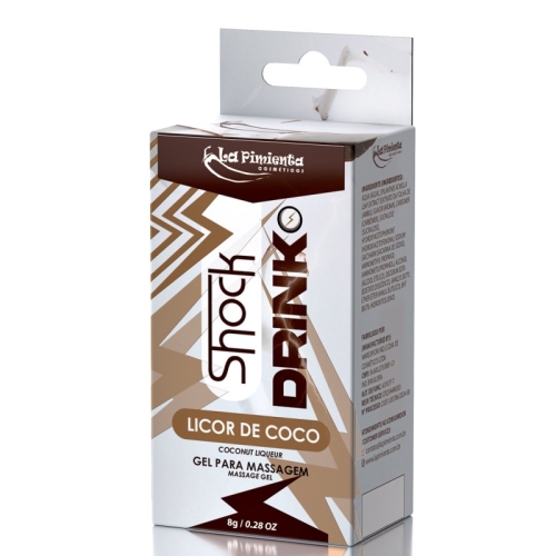 SHOCK DRINK LICOR DE COCO 8g