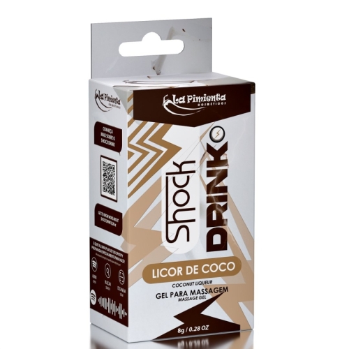 SHOCK DRINK LICOR DE COCO 8g