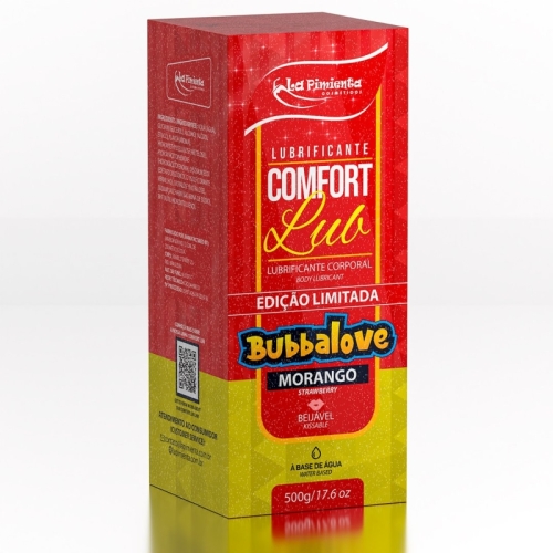 COMFORT LUB 500g - BUBBALOVE MORANGO